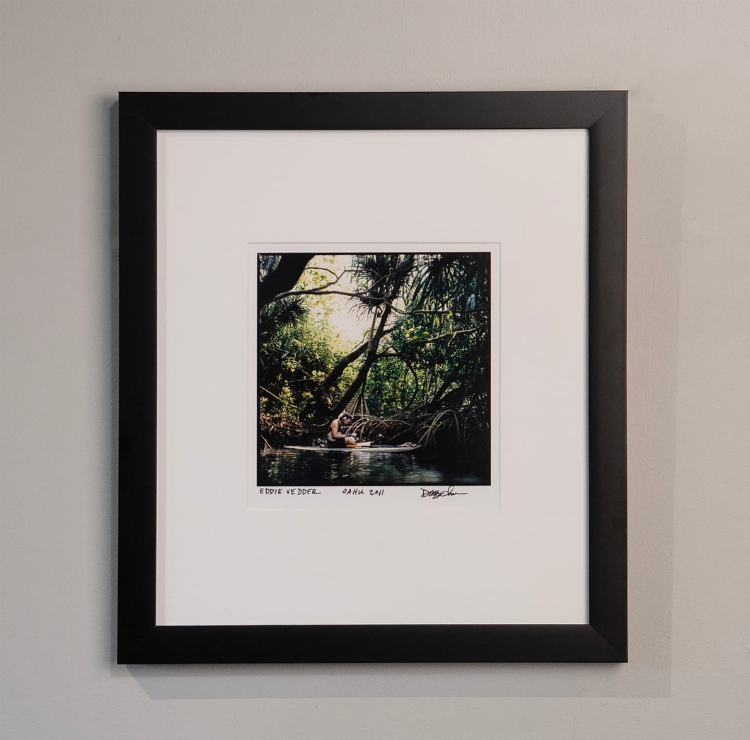 Eddie Vedder (Oahu, 2011) Framed 8x10