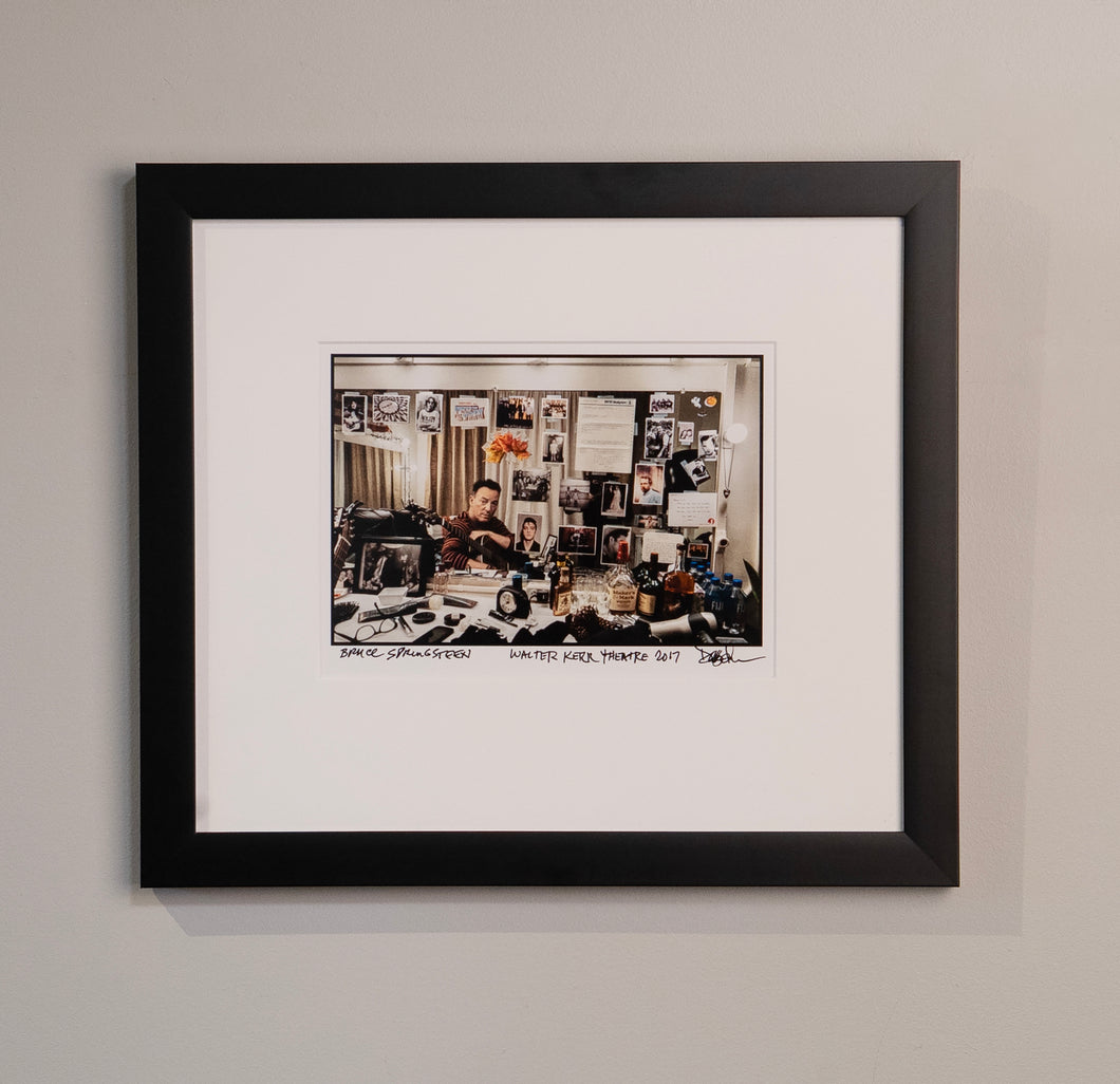 Bruce Springsteen (Walter Kerr Theater, 2017) Framed 8x10