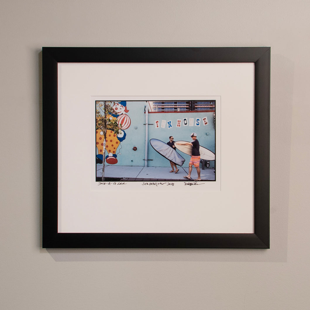 Jack Johnson and G. Love (Sea.Hear.Now, 2018) Framed 8x10