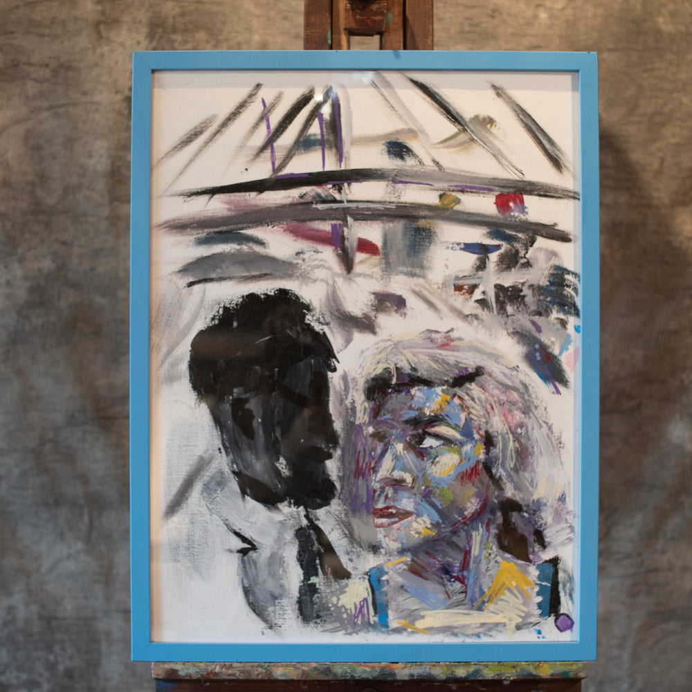 18x24 canvas w/ frame - $1,450