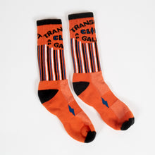 Load image into Gallery viewer, Transparent Clinch Gallery Crew Socks - Transparent Clinch Gallery
