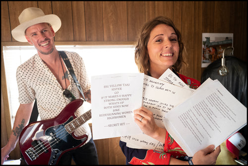Phil Hanseroth and Brandi Carlile (Newport Folk Fest, 2019) - Transparent Clinch Gallery
