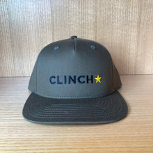 Load image into Gallery viewer, CLINCH/APNJ Stitched Snapback Trucker Hat - Transparent Clinch Gallery
