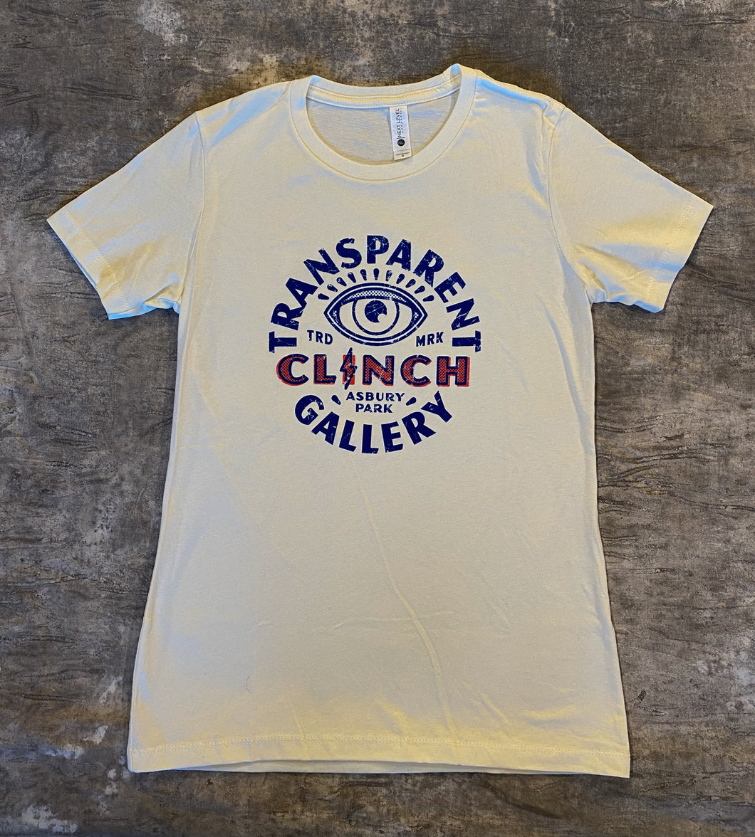 Transparent Clinch Gallery Cream T-Shirt