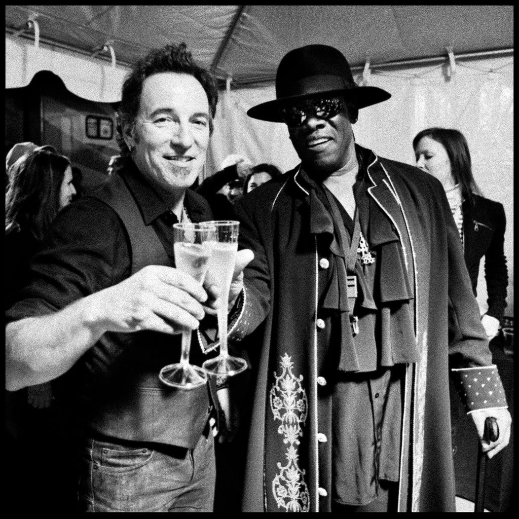 Bruce Springsteen and Clarence Clemons (Super Bowl, 2009)