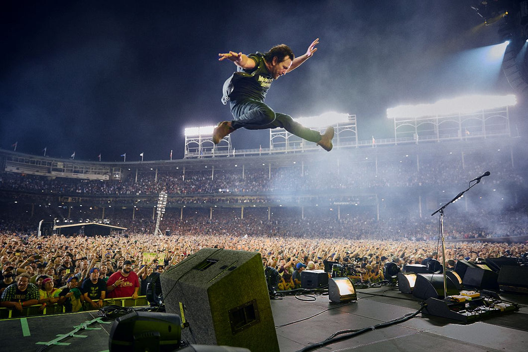 Eddie Vedder Jumping (Wrigley Field, 2016)